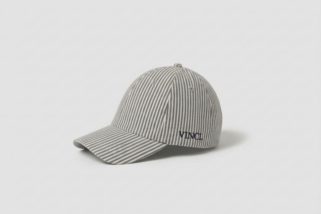 VINCI ストライプキャップ