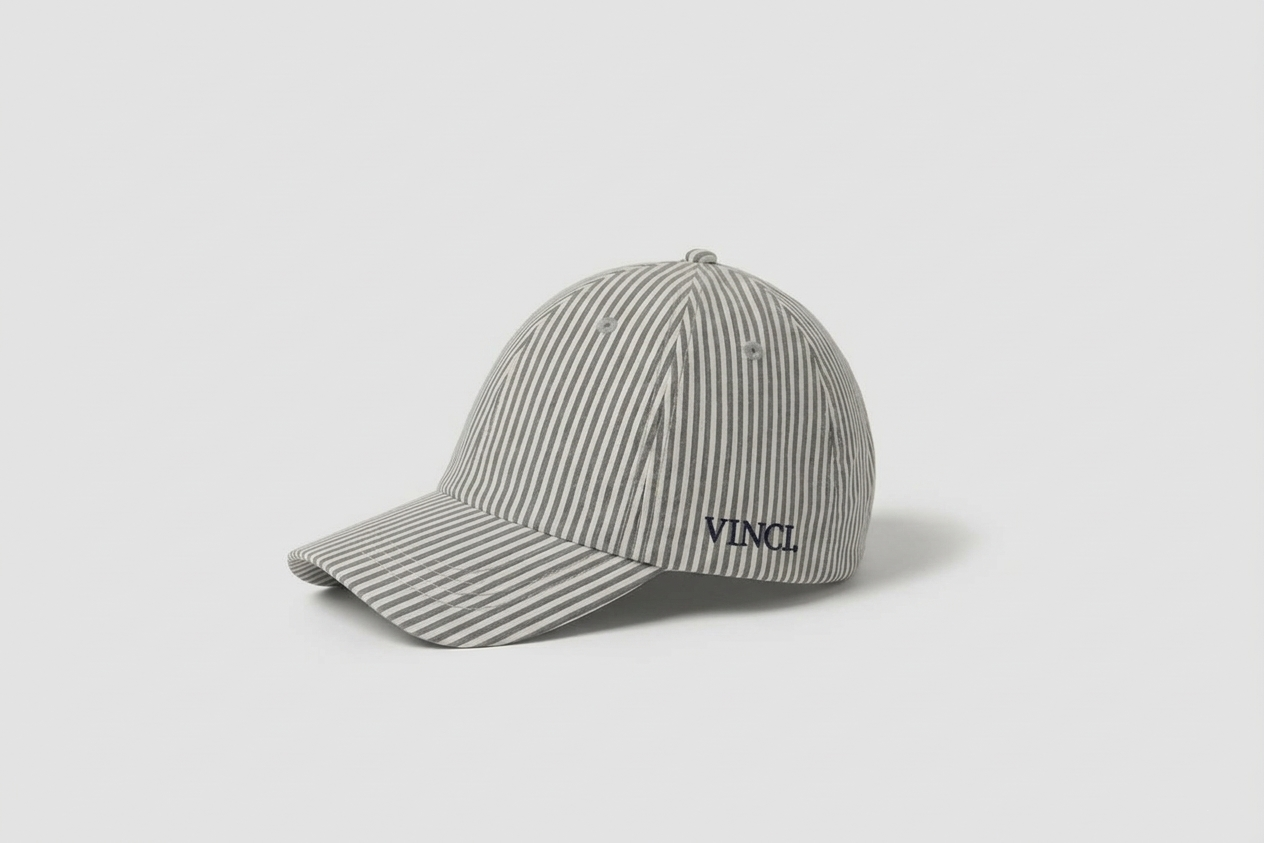 VINCI ストライプキャップ